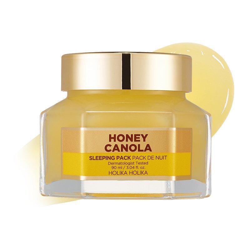 Holika Holika Honey Sleeping Pack (Canola) - naktinė kaukė 